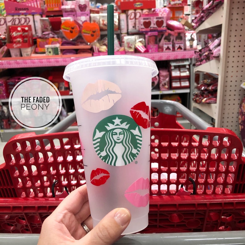 Download Lips SVG Valentines svg SVG for Starbucks Cup svg Files ...