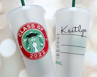 Graduation Gifts, High School Graduation Gifts, College Graduation, Starbucks Graduation, Starbucks Cup, Starbucks Tumbler, Class of 2022