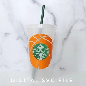 SVG for Reusable Tumblers, Basketball svg, svg Files for Cricut Silhouette, Tumbler svg, Basketball Tumbler, Basketball Gift, Basketball
