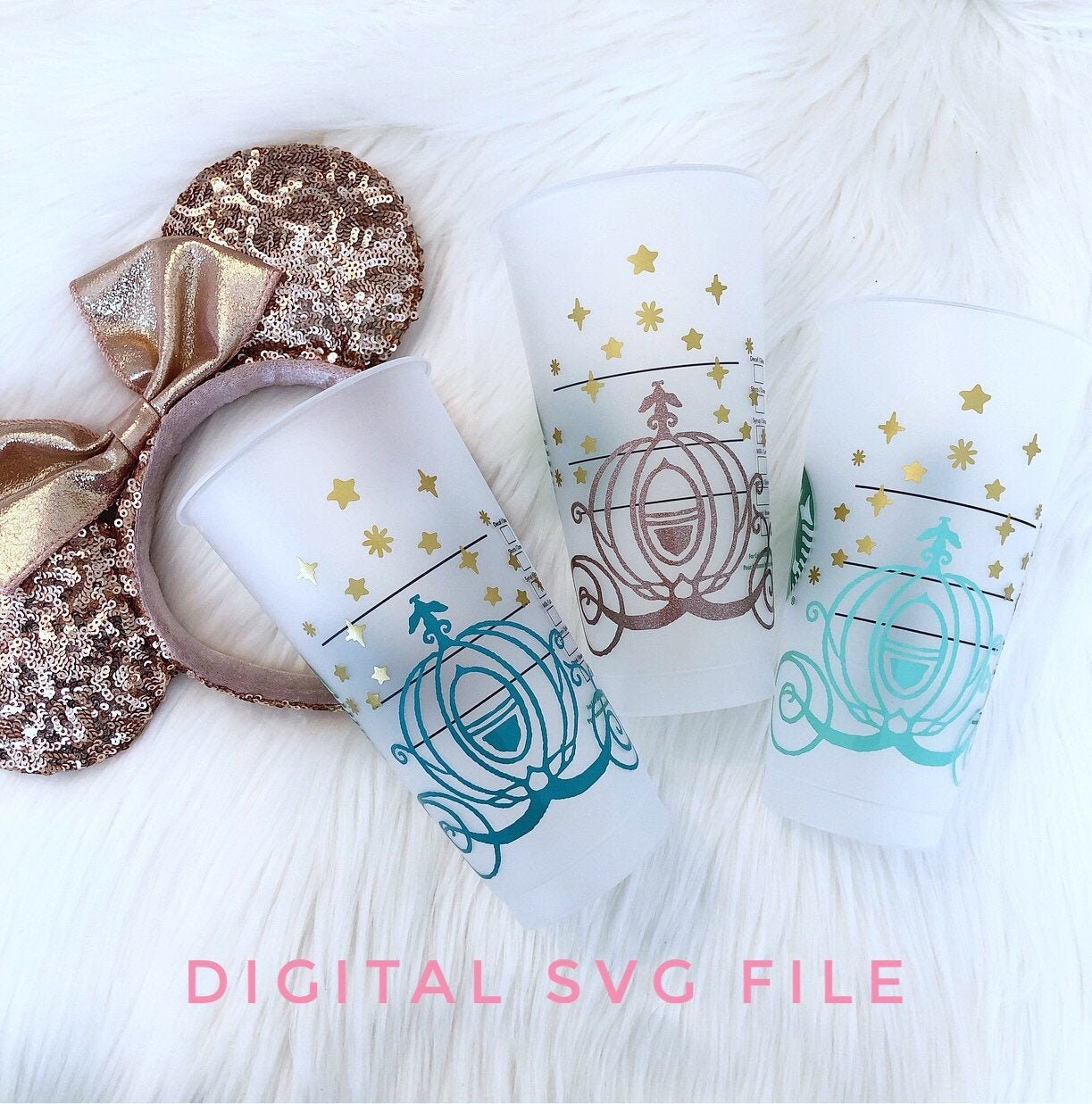 Download Svg For Starbucks Cup Princess Svg Svg Files For Cricut Etsy