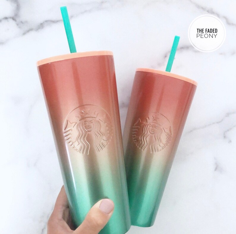Starbucks Stainless Tumbler Starbucks Ombré Tumbler Etsy