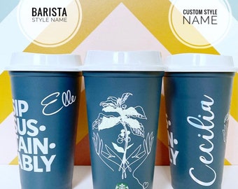 Starbucks Earth Day Cup, Starbucks 2022 Cup, Starbucks Tumbler, Starbucks Cup, Personalized Starbucks, Starbucks Sip Sustainably Cup
