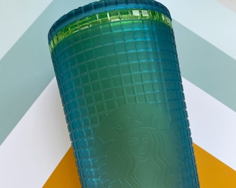 Starbucks Green Grid Tumbler, Starbucks 2022 Green Tumbler, Starbucks Cup, Starbucks Tumbler, Starbucks Personalized Tumbler