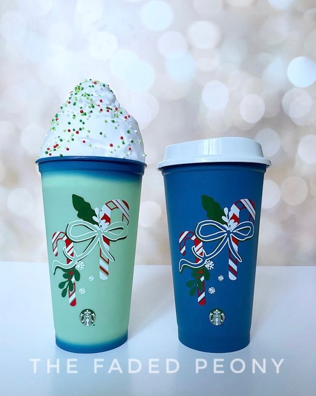 Mean Girls Christmas Starbucks Cup Tumbler, Handmade, Hawaii, Holiday, Gift