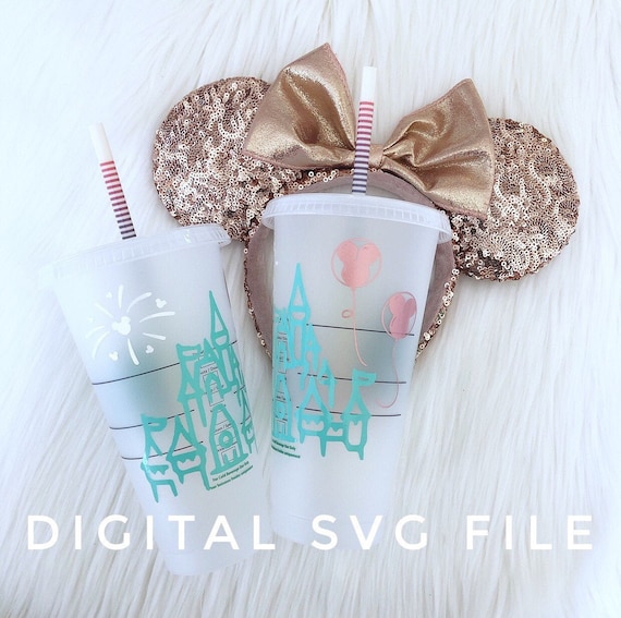 Download SVG for Starbucks Cup Cinderella Castle svg svg Files for ...