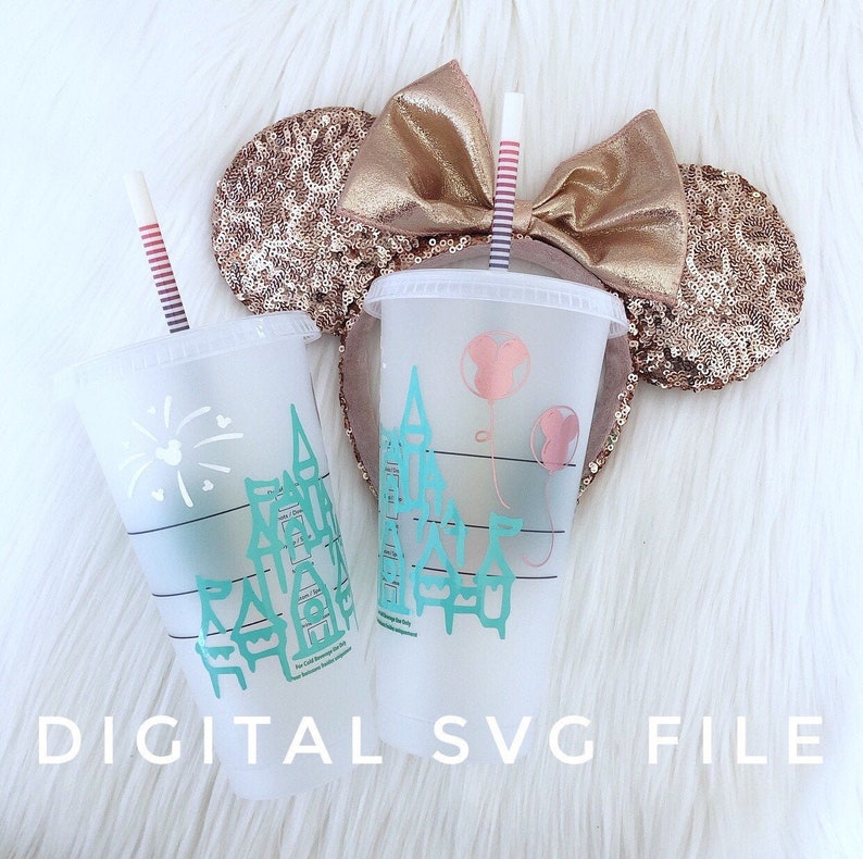 Download SVG for Starbucks Cup Cinderella Castle svg svg Files for ...