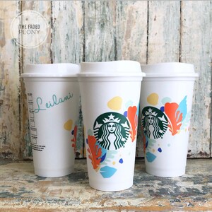 Starbucks Tumbler, Starbucks Cup, Personalized Starbucks Cup, Bridesmaid Gift, Beach Wedding, Bachelorette Party Cups, Teacher Gift