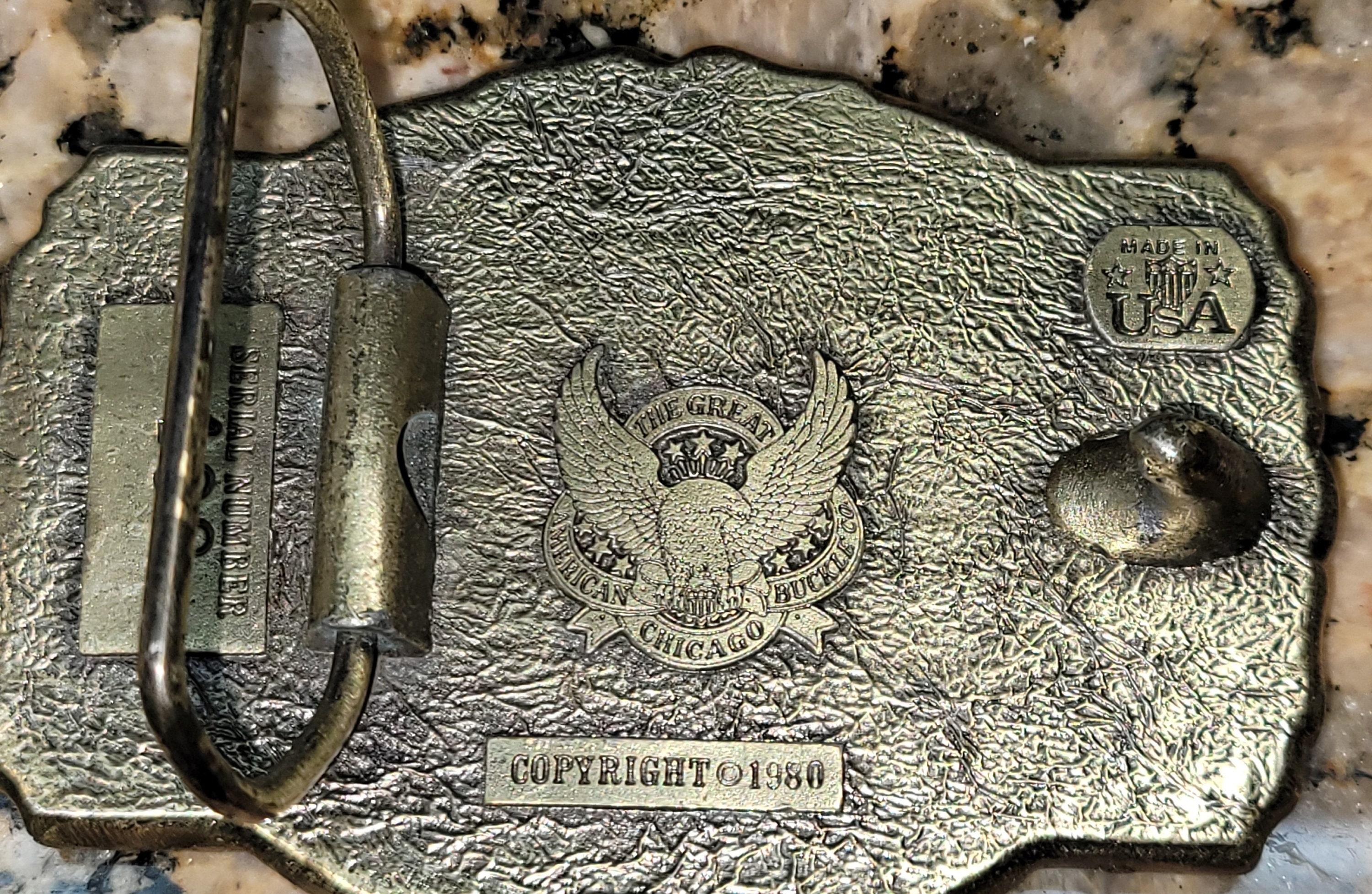 The Great American Chicago Buckle Co. Frente de cuero Etsy