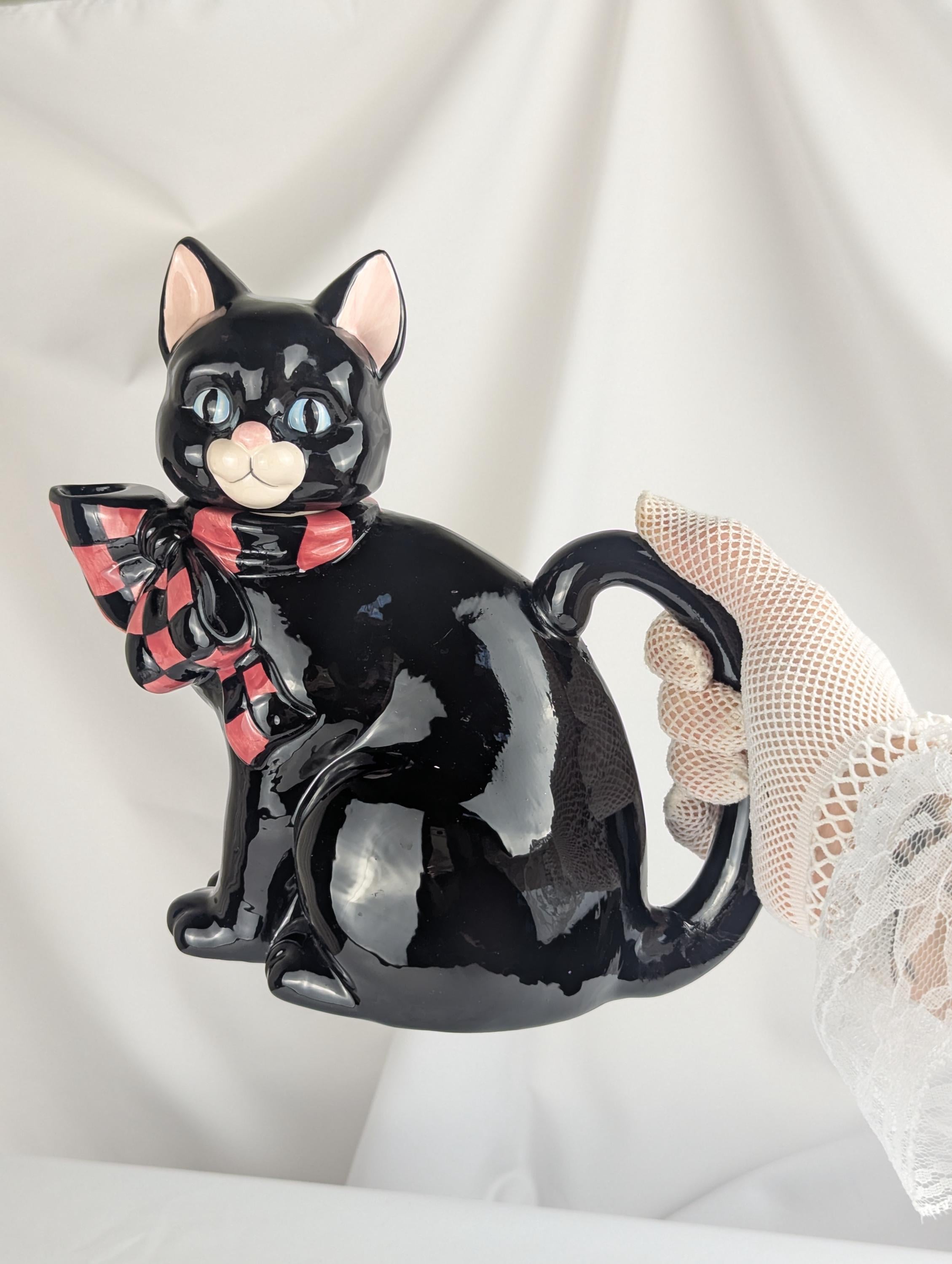 Tony wood cat teapot - Etsy 日本