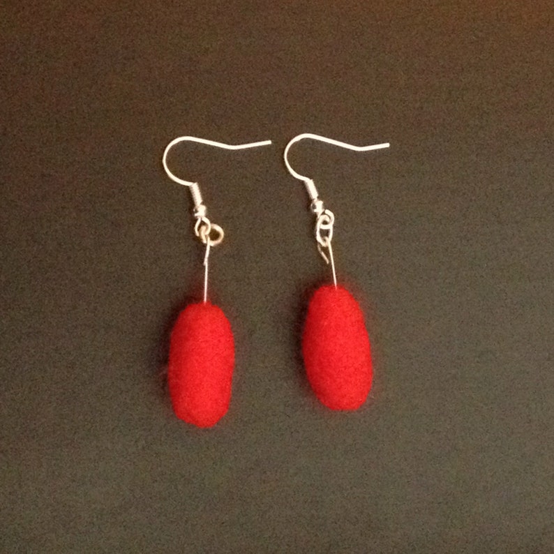Rainbow Colours Felt Earring Collection
