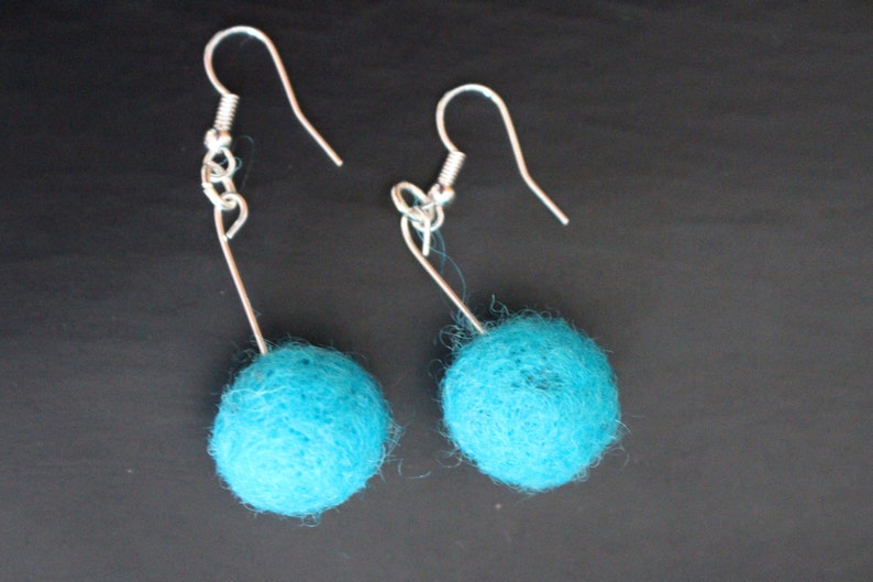 Rainbow Colours Felt Earring Collection
