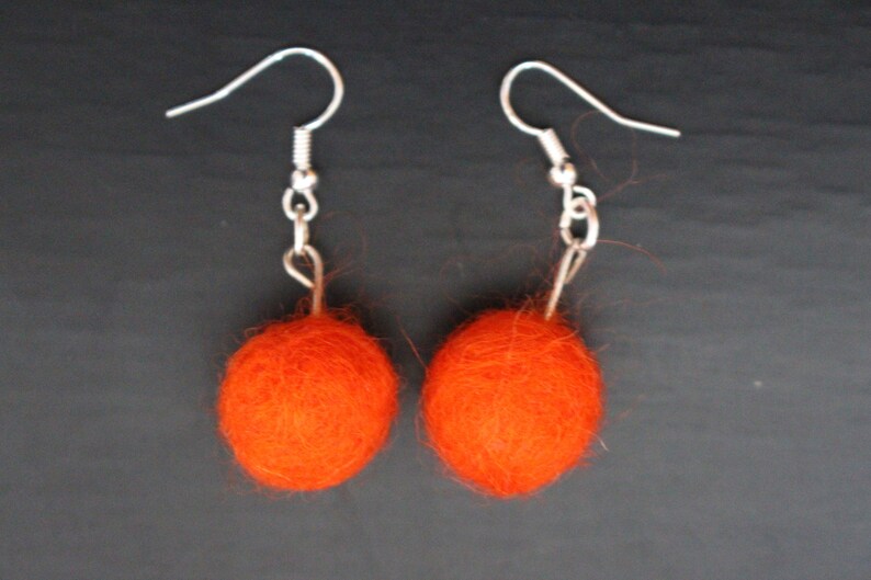 Rainbow Colours Felt Earring Collection