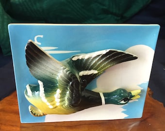 Flying Mallard Duck Wall Pocket