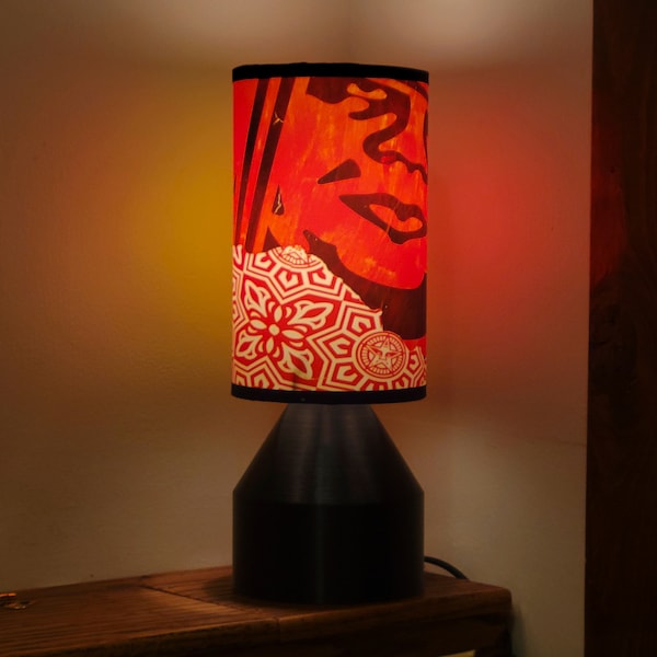 Table_lamps perfect for your favorite desk_lamp or anywhere you need design, light and style. Street_Art, Graffiti_Art, Art_Lamp, rust, Love