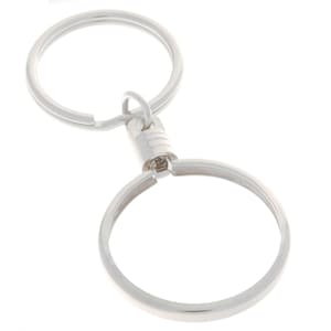 Sobriety Chip Holder Key Chain  - Silver or Gold Chip Sold Separately