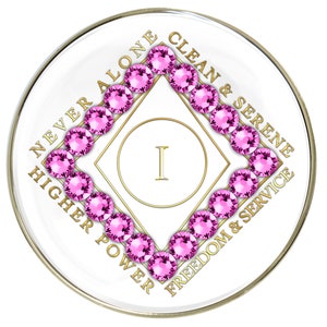 Clean Time White Recovery Medallion Crystalized Light Rose