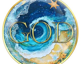 AA Recovery Medallion - GOD - A Power Greater Than Myself