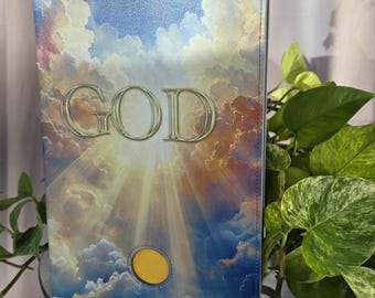 God AA Double Big Book Cover | Standard Big Book & 12 and 12 Cover with Chip Holder