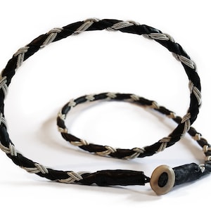 AVAN Sami-ketting extra lang, leren ketting, Swedish Nordic Design
