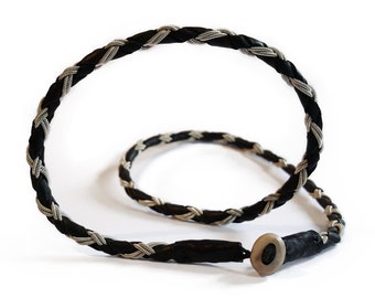 AVAN Sami Necklace extra long, Leather Necklace, Swedish Nordic Design