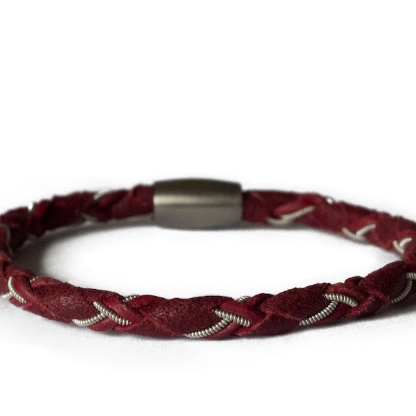 GAMMAVAN Single Sami Bracelet, Leather Bracelet, Swedish Nordic Design
