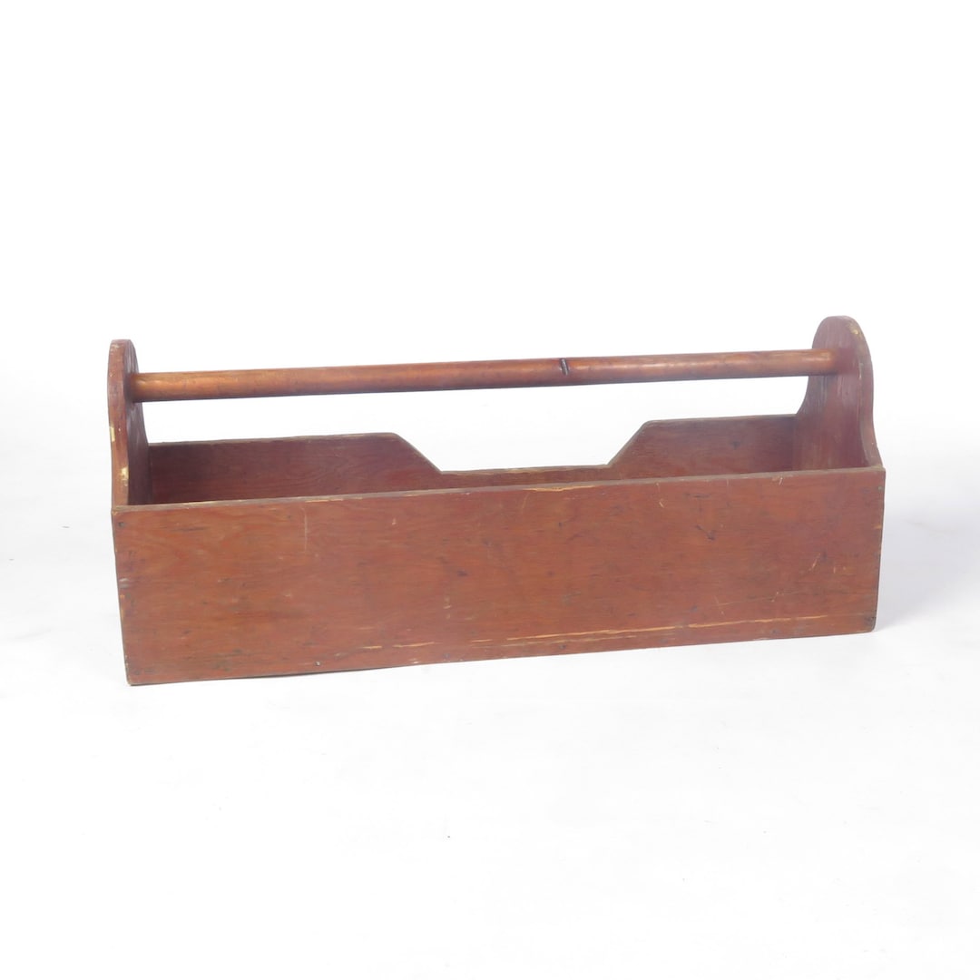 Large Vintage Wooden Tool Caddy Carrier Box Etsy Large Vintage Wooden Tool Caddy Carrier Box Etsy