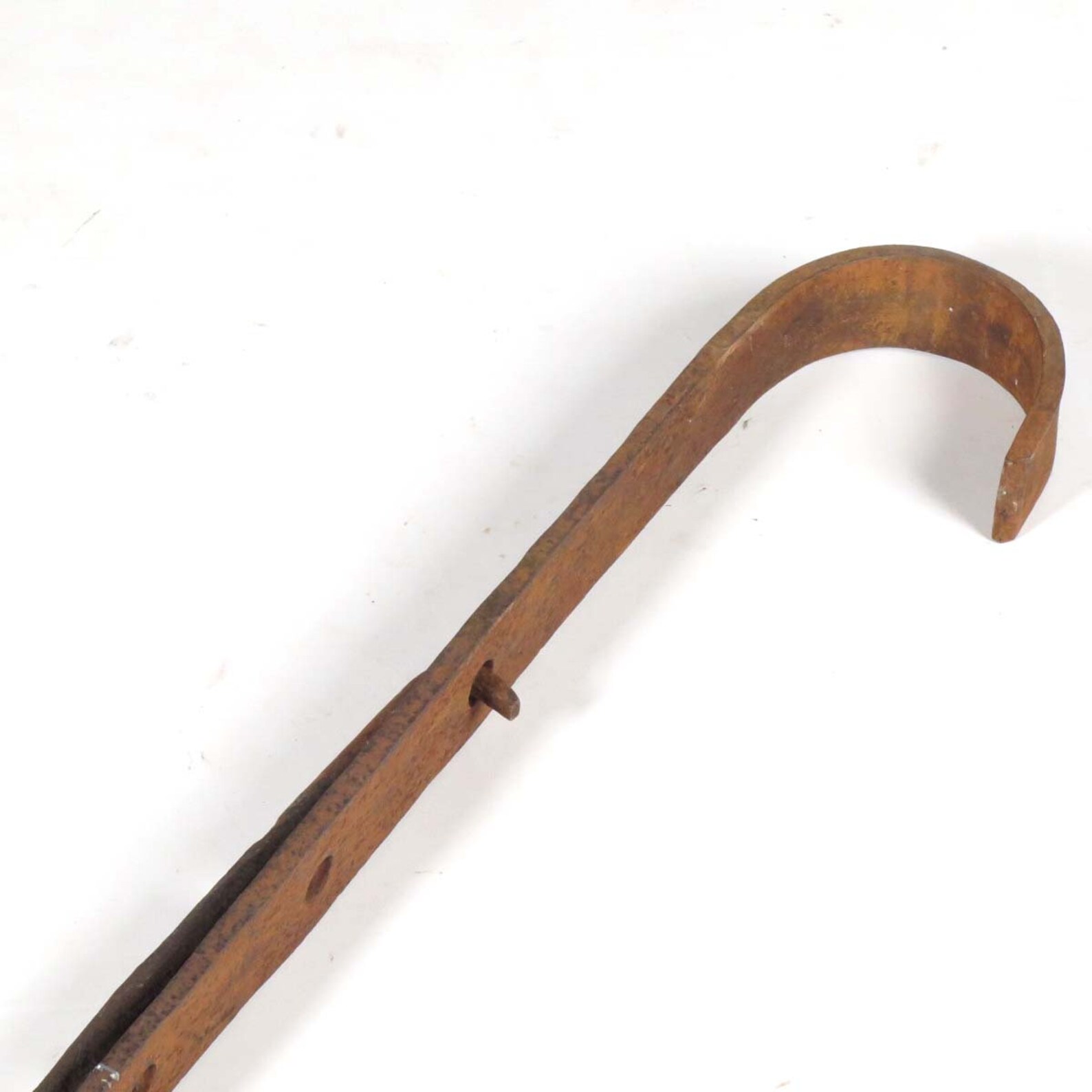 Antique Fireplace Trammel Wrought Iron Pot Hook Hearth Hand Etsy