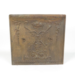Antique Fireplace Summer Cover Cast Iron