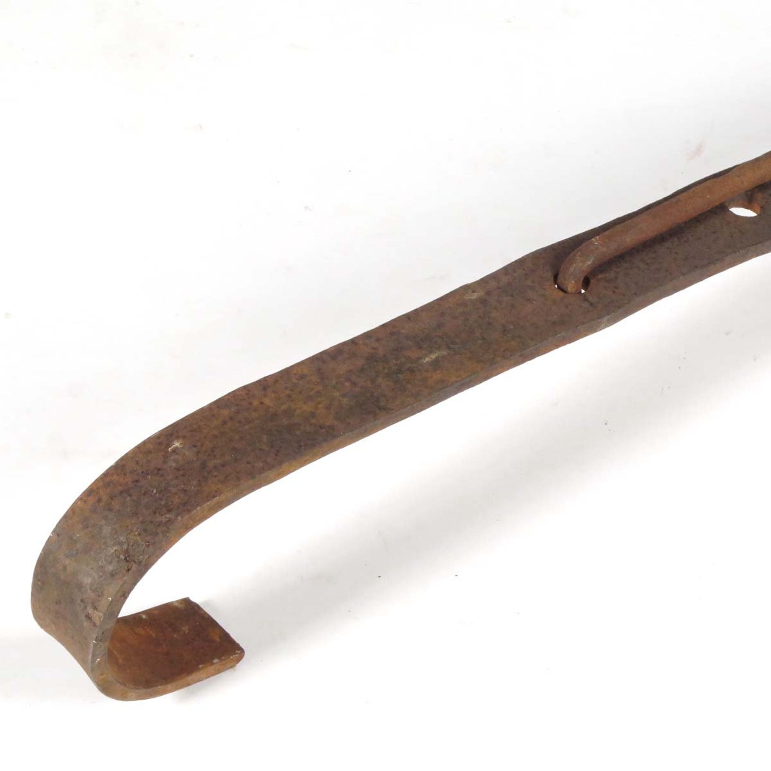 Antique Fireplace Trammel Wrought Iron Pot Hook Hearth Hand Etsy