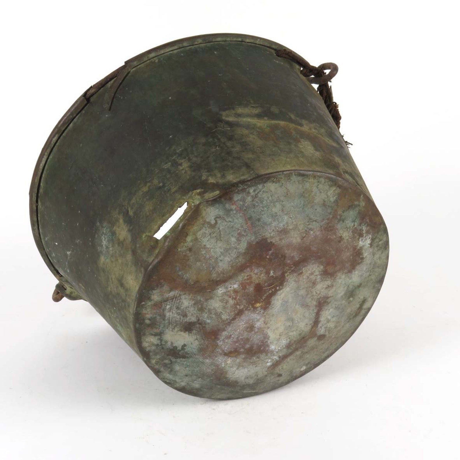 Antique Brass Bucket Jelly Kettle Fireplace Pail Hand Etsy