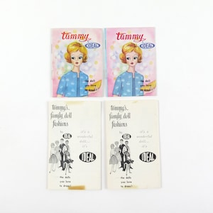 Ideal Tammy Family Booklets Vintage Doll Fashions
