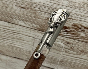Deer Hunter Pen with Walnut and Antler