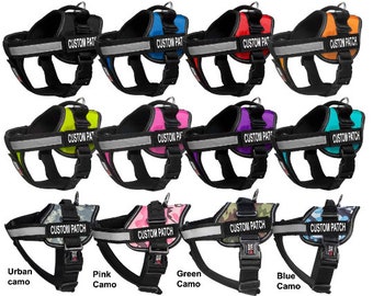 custom name dog harness