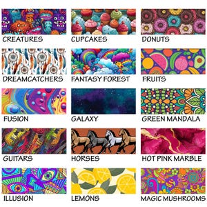Printed Biothane Dog Collar with Quick Release Buckle – Made to Order UV Printed Biothane Custom Design Collars image 5