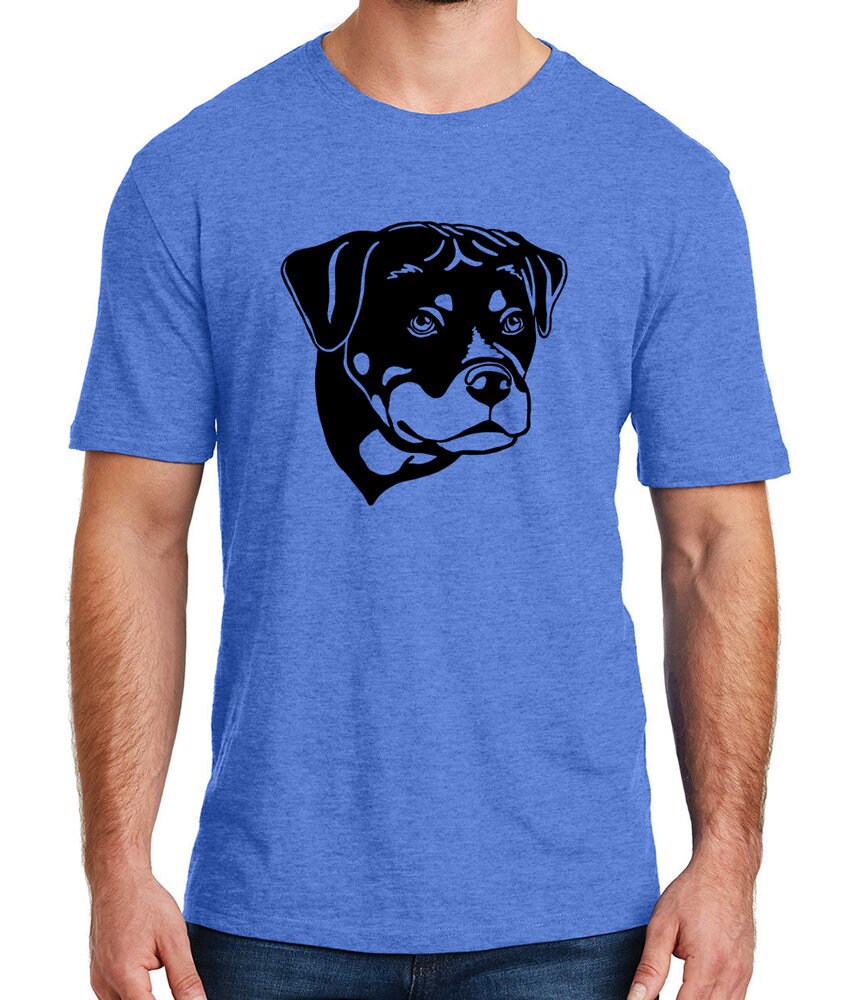 Rottweiler / Dogline / Hombres / Amantes del Perro / Camisa Etsy