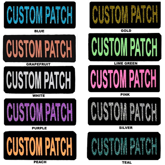 Removable Reflective Dog Patches - CUSTOM - Tough Pup