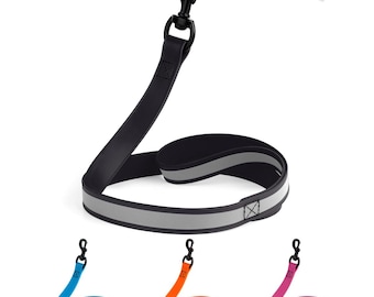 Reflective Dog Leash – BioThane Webbing, 4 FT and 6 FT Long