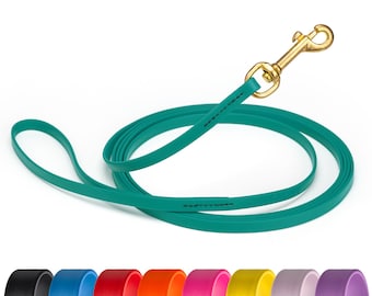 Biothane Dog Leash 20ft, Waterproof, Brass Hardware – Long Lines for Dogs