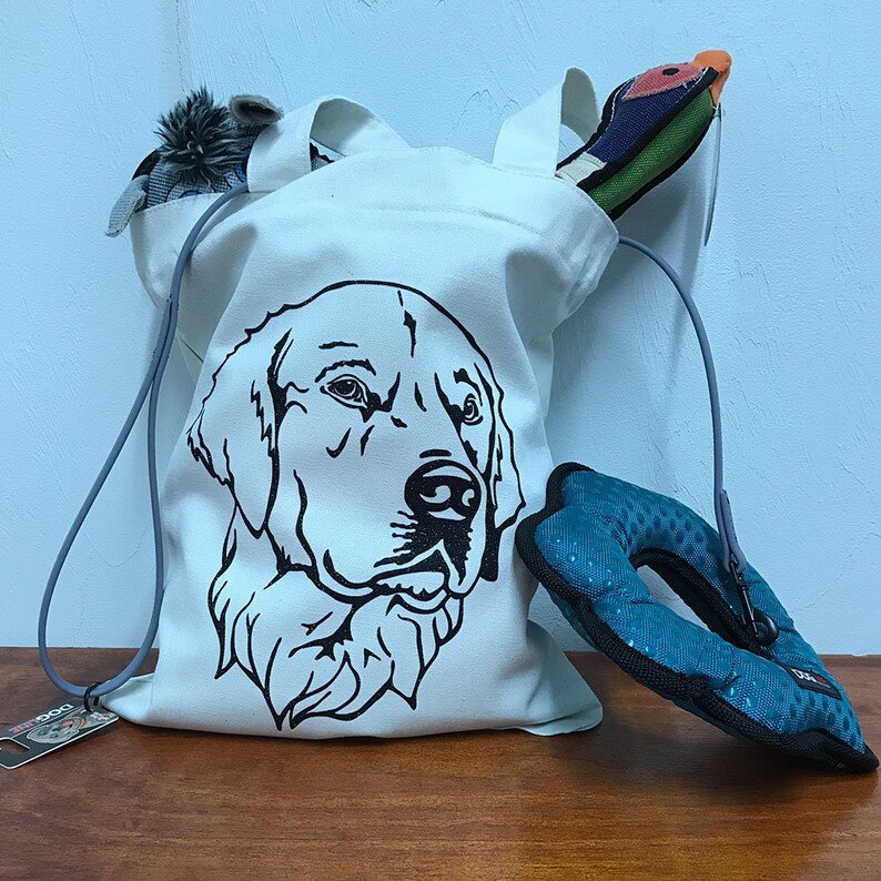 English Bulldog Canvas Bag Dogline Etsy