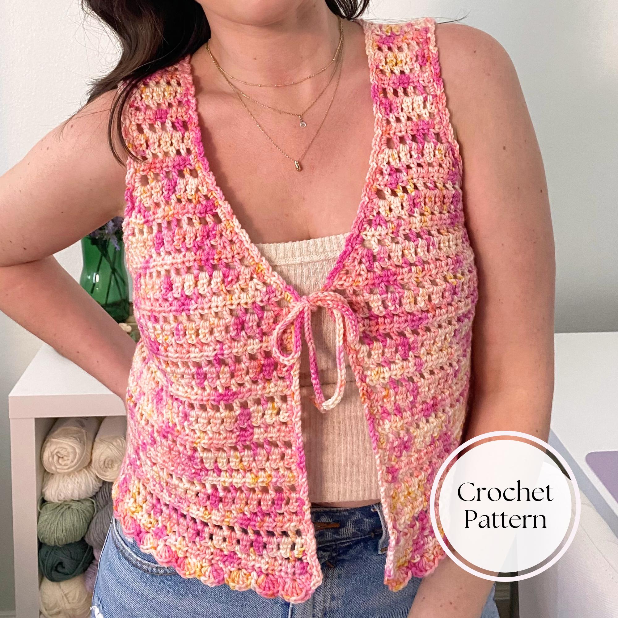 【tyn.TGOR】Hand crochet\"MUSUBI\"vest tyn.TGOR | 2024 S/S Hand crochet 