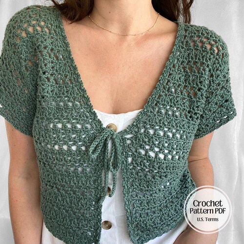 Modèle de haut au crochet : haut prairie au clair de lune, sur mesure, débutant confiant