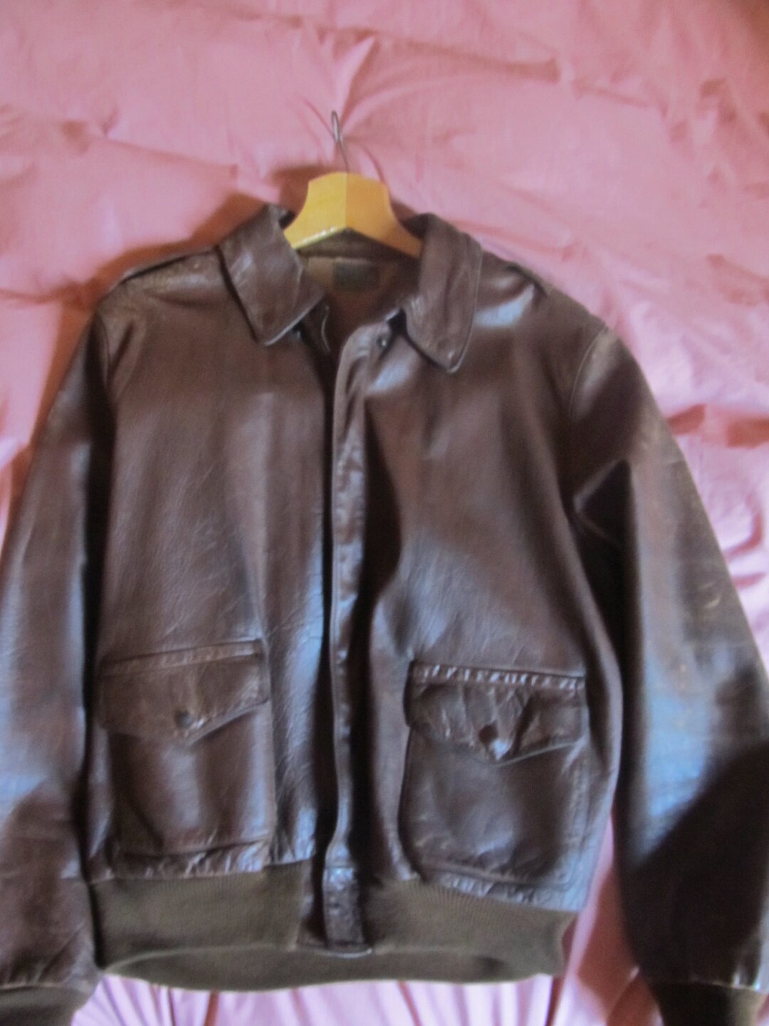 WW2 A-2 Flight Leather Jacket - Etsy