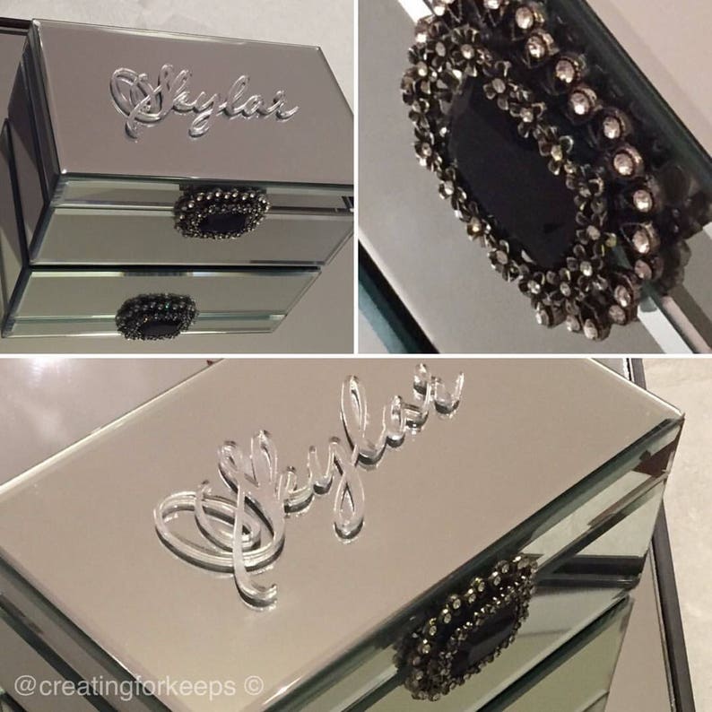 Personalized Jewelry Box Keepsake Box Christening Etsy