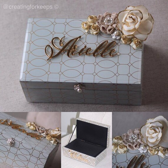 jewelry box christening gift