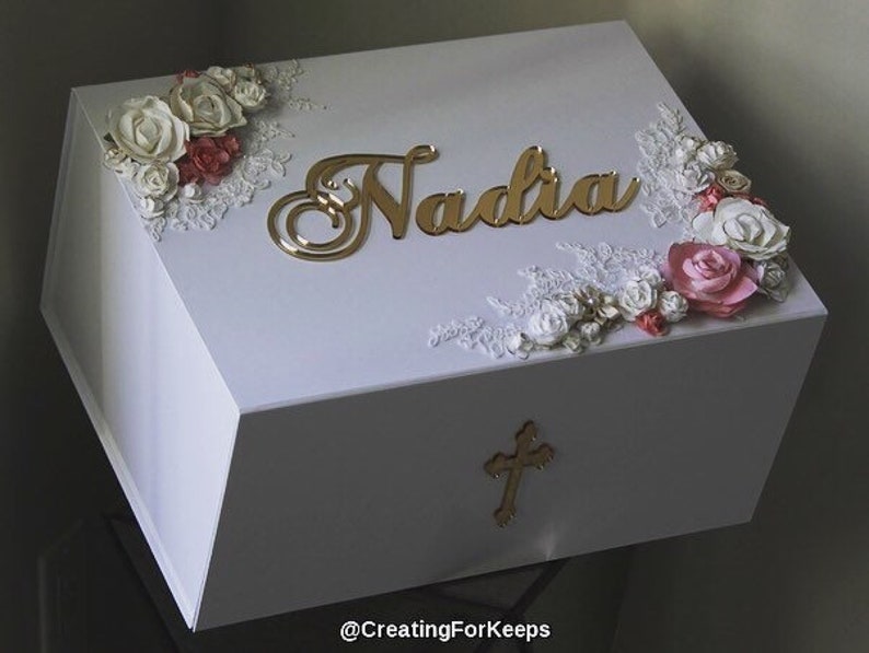 Christening Keepsake Box Christening Box New Baby Gift Etsy