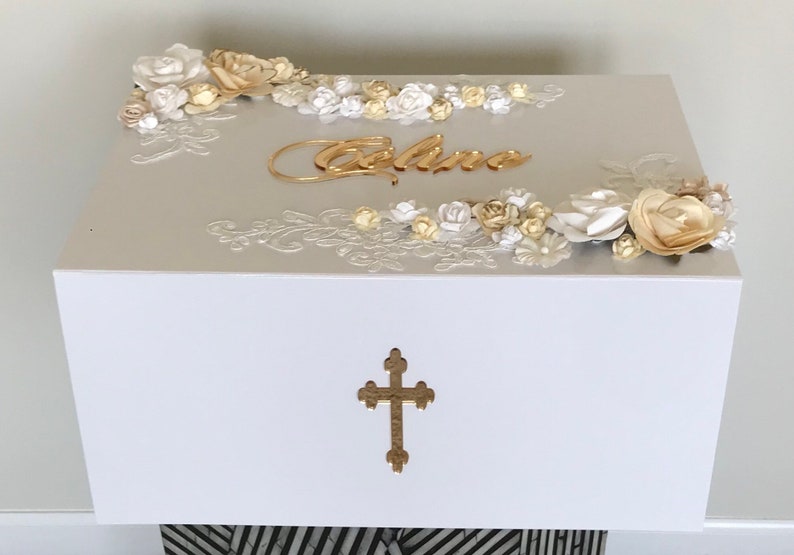 Christening Keepsake Box Christening Box New Baby Gift Etsy