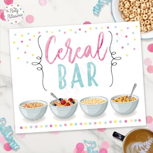 Cereal Bar Sign