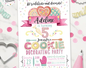 One Tough Cookie Birthday Invitation Digital File Printable | Etsy