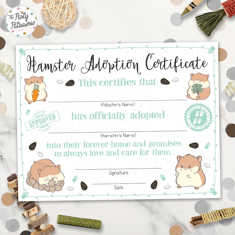 Hamster Adoption Process Online photo