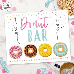 Donut Bar Sign